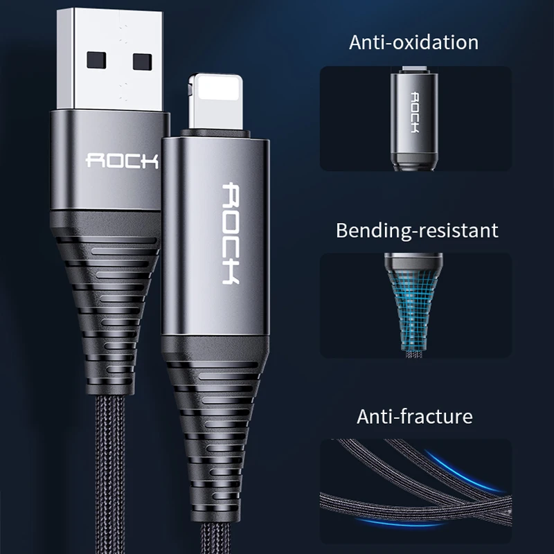 rock 4 в 1 usb type c к type c ip кабель зарядного ус