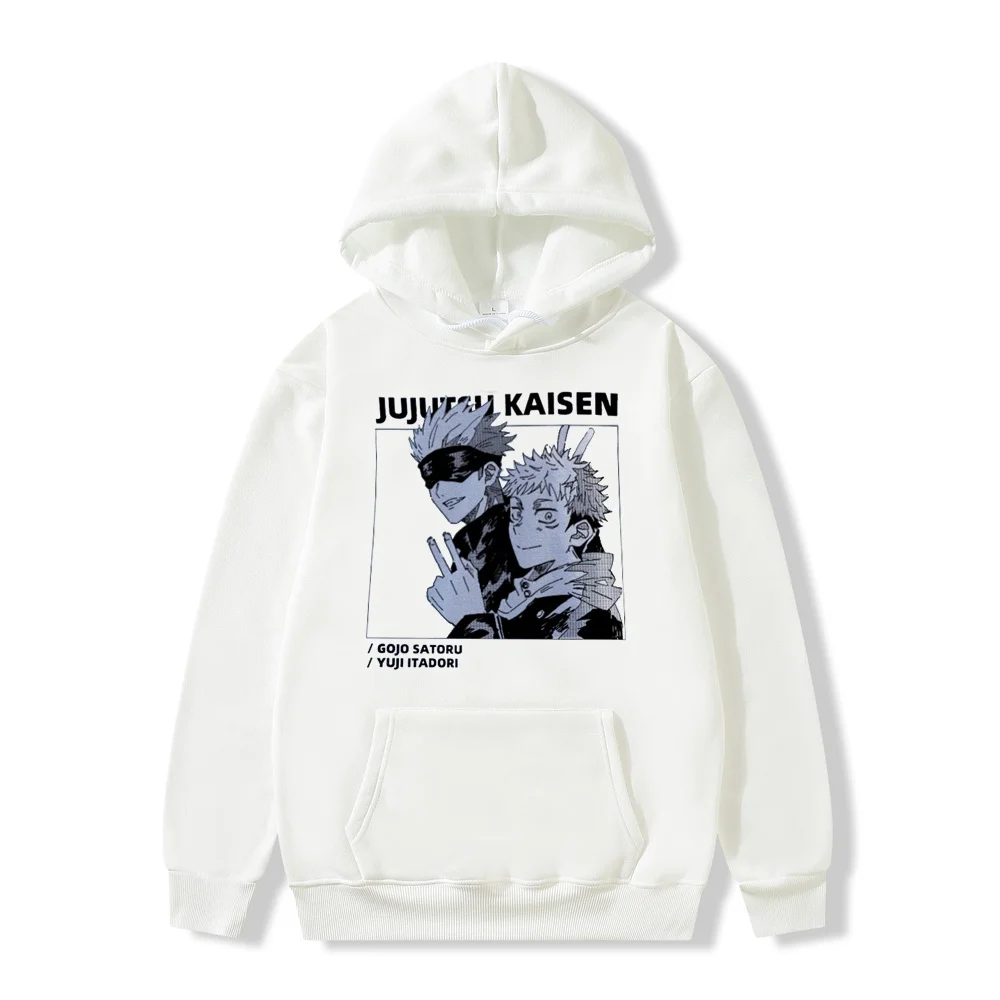 

Harajuku Men'sHoodie Jujutsu Kaisen Printed Unisex Hoodie Cool Cartoon Anime Casual Male Streetwear Tops anime hoodie