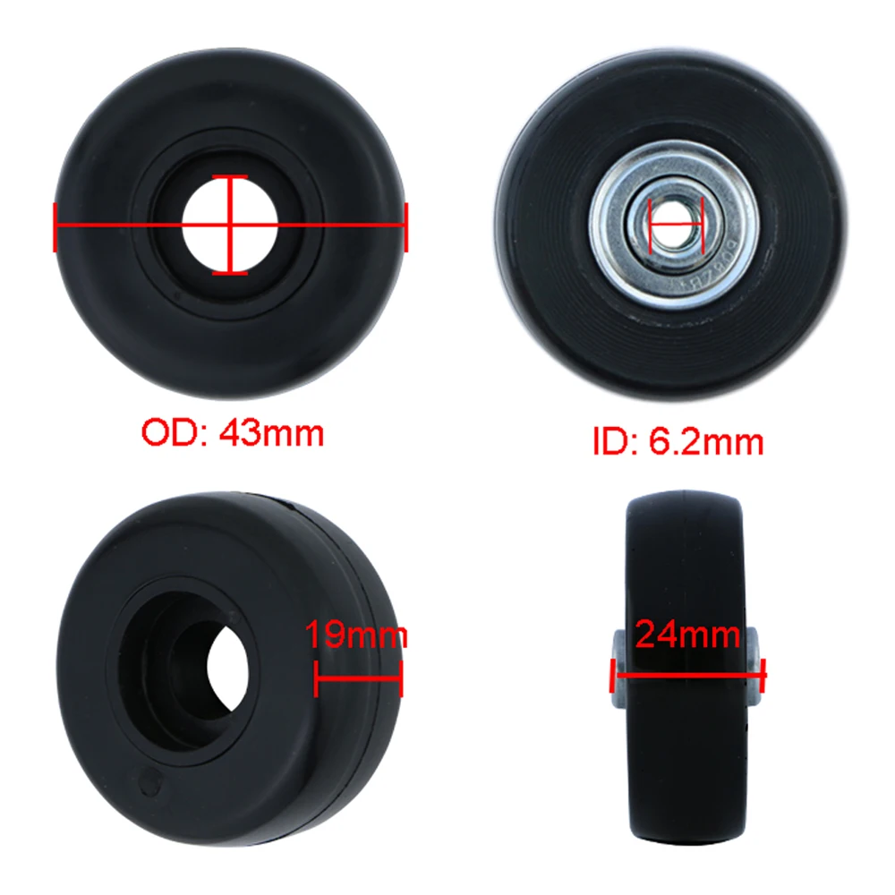 Сменные колеса для багажа запасные части чемодана 360 Спиннер вертикально