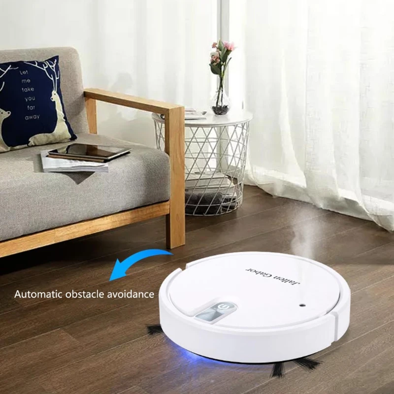 

Y98B Auto Robot Vacuum Cleaner Touch Control 5-in-1 Sweeping Vacuuming Mopping Humidifying Rechargeable for All Flat Floors