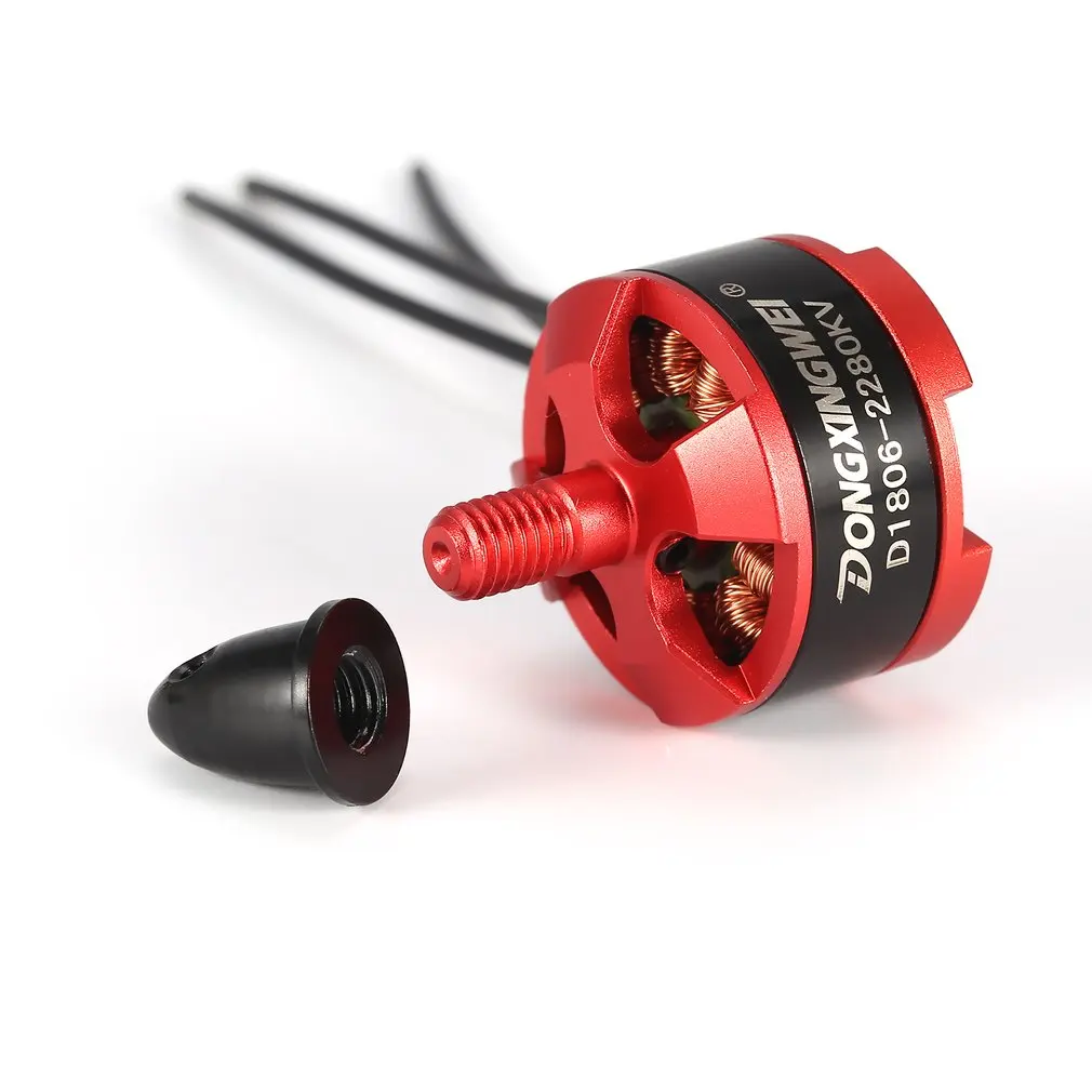 Новейшее высокое качество 4 шт. Racerstar Racing Edition 1806 BR1806 2280KV 1 3S бесщеточный двигатель