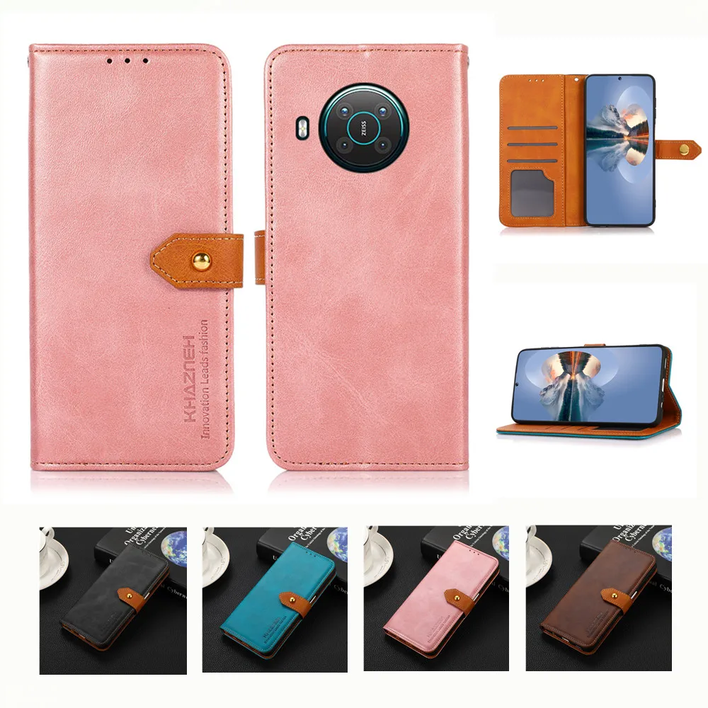 

Case for Nokia X10 8V 1.4 C1 Plus 6.3 7.3 5.4 3.4 2.4 C3 8.3 C2 5.3 1.3 2.3 Capa Folded Stand Shockproof Flip Wallet Phone Cover