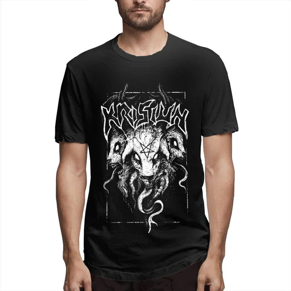 

Men's fashion T-shirt Krisiun Men Fashion Short Sleeve T-Shirt