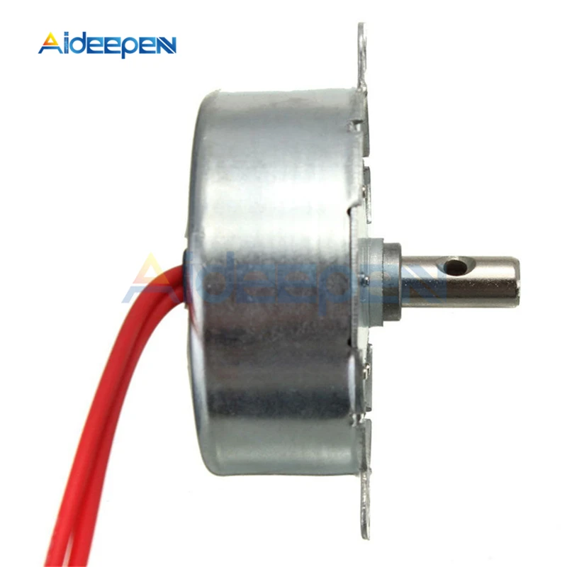 TYC-50 переменного тока 12V AC 220-240V 50/60 Гц 4 Вт синхронный двигатель 5-6 об/мин прочный высокий крутящий момент с заглушкой по часовой стрелке против часовой стрелки