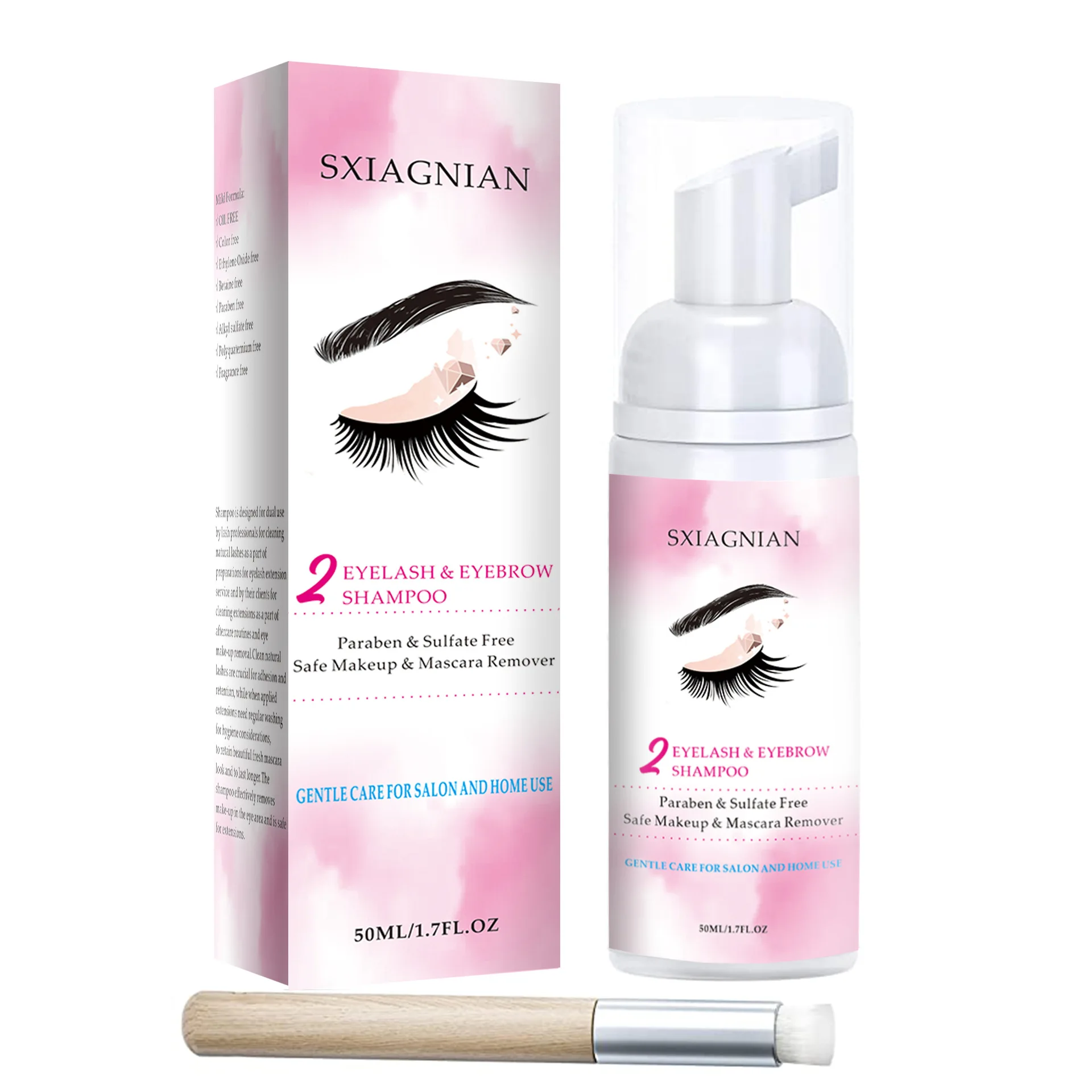 

2 in 1 50ML Eyelash Eyebrow Shampoo