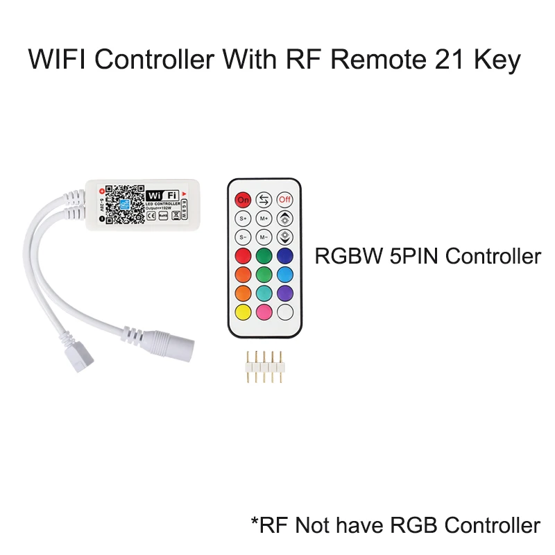 DC5-24V беспроводной wifi светодиодный RGB контроллер RGBW контроллер ИК/РЧ пульт дистанционного управления IOS/Android для светодиодной ленты RGB RGBW RGBWW