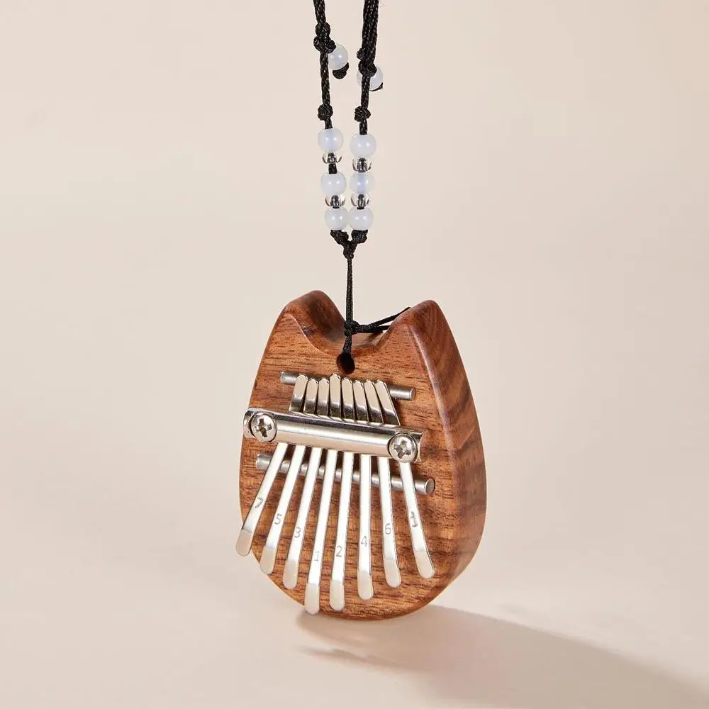 

Solid Mbira 8 Keys Kalimba Mini Portable Thumb Piano Wood Gift Music Student Musician Kalimba Exquisite