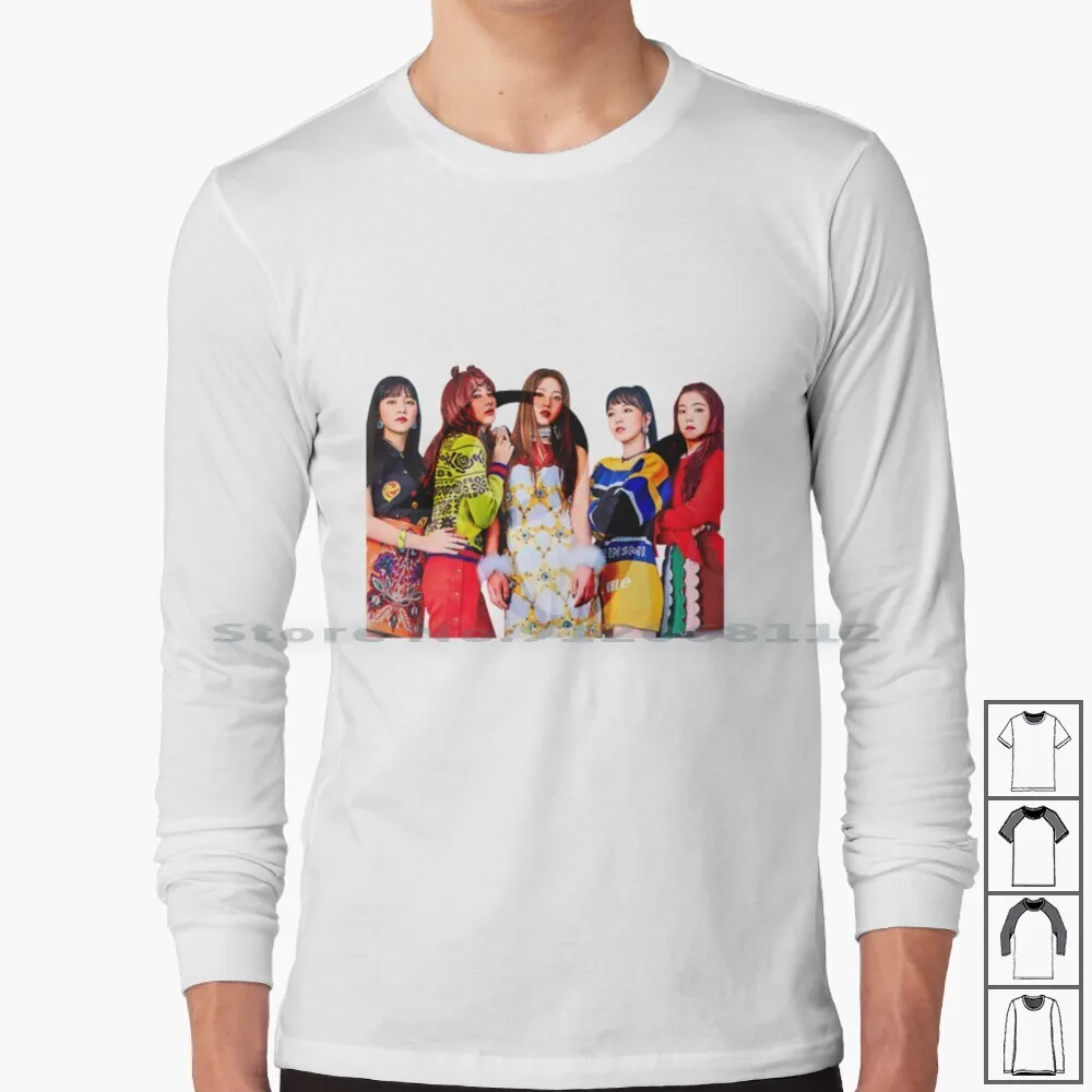 

Red Velvet Long Sleeve T Shirt Red Velvet Irene Seulgi Wnedy Koy Yeri Kpop Happiness Bad Boy Umpah Umpah Zimzalabim Red Flavour