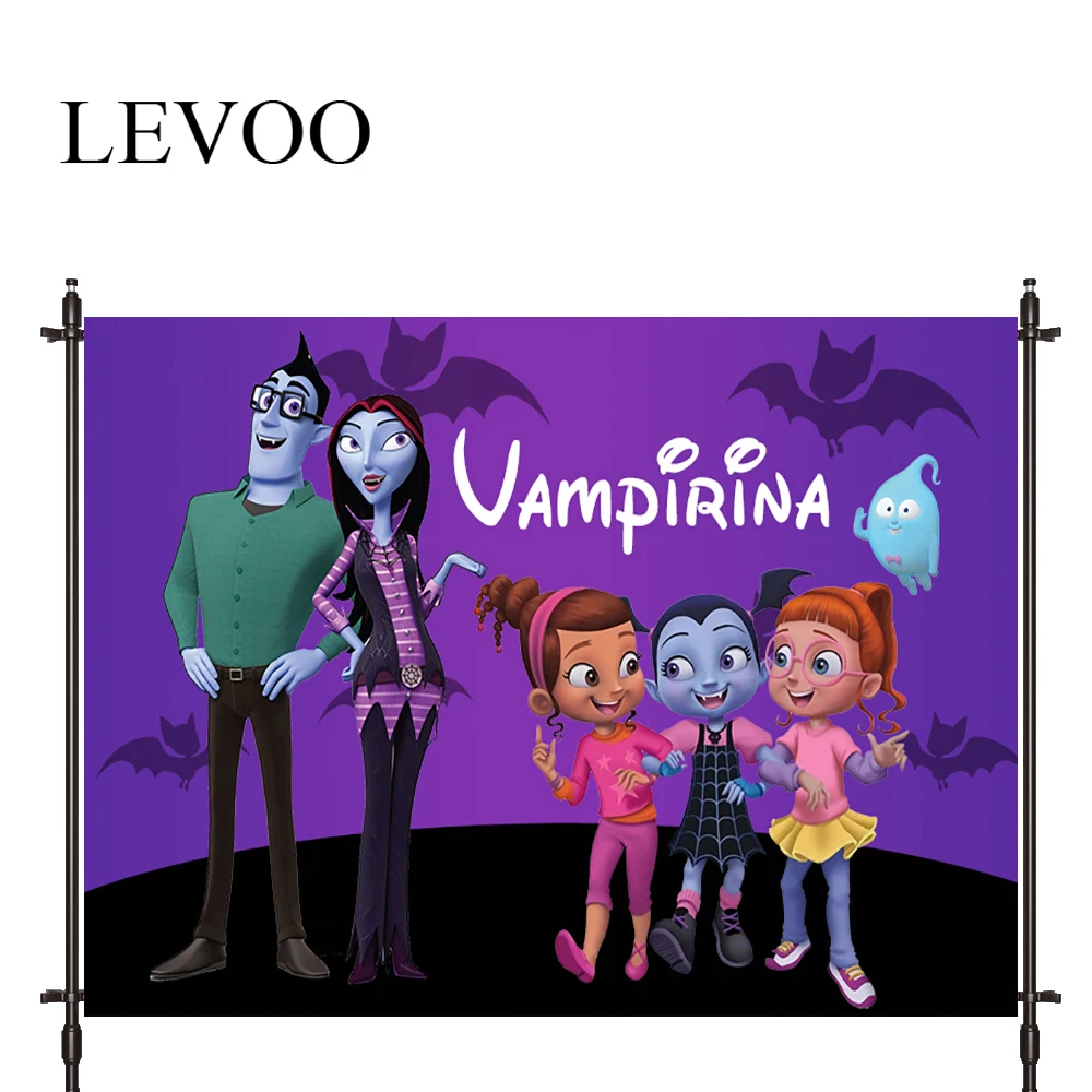 

LEVOO Photography Background Zombie Vampire Birthday Halloween Mask Backdrop For Photo Studio Photocall Vinyl Background