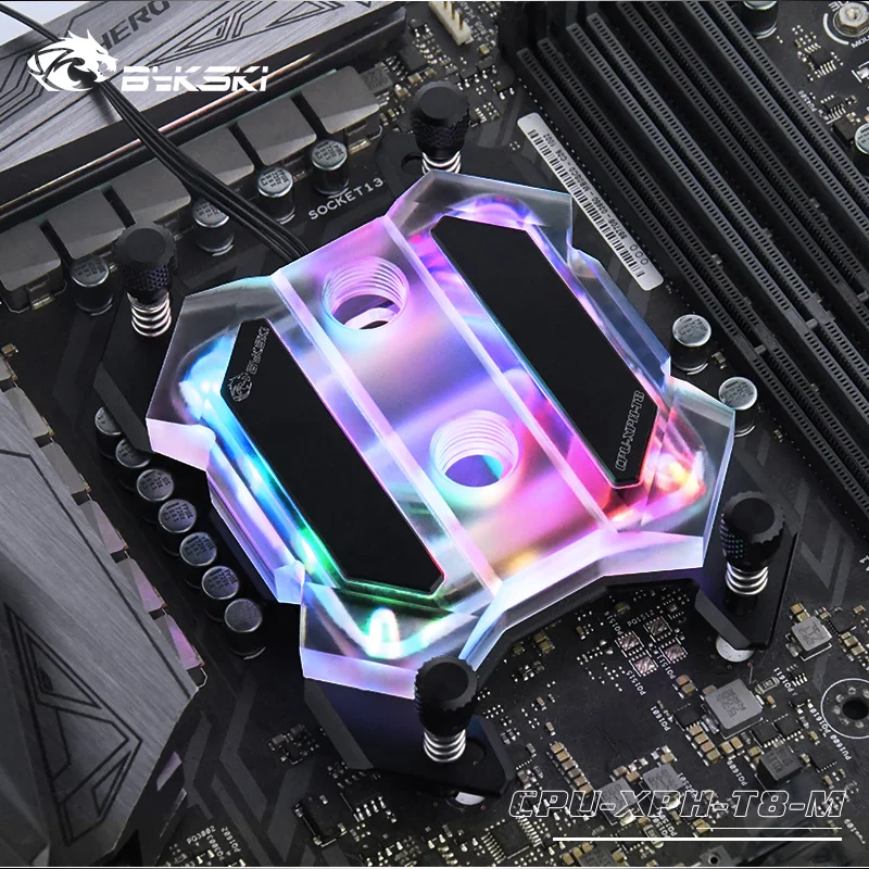 Водяной блок для процессора Bykski AMD Ryzen 3600 5/3/7 AM4/AM3 X470/AM/FM серии процессор кулер