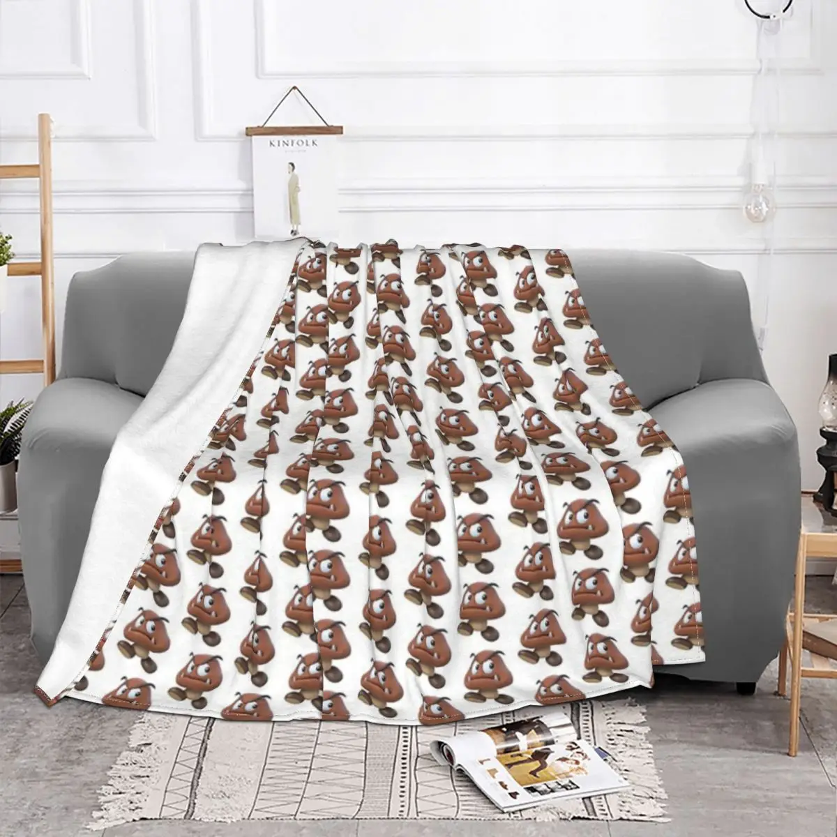 

Плед Goomba, покрывало для кровати, плед, одеяло для кровати