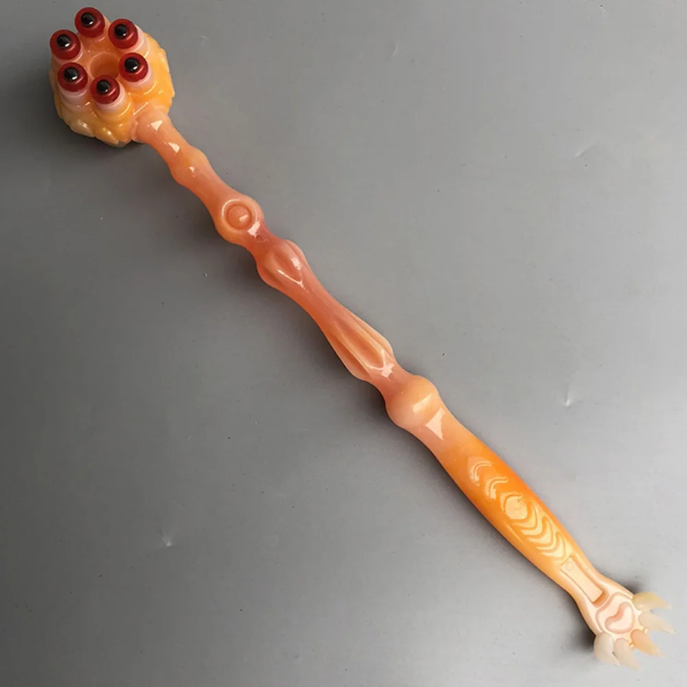 

1Pc Hammer Meridian Lotus Hammer Back Scratcher Six Beads (As Shown)