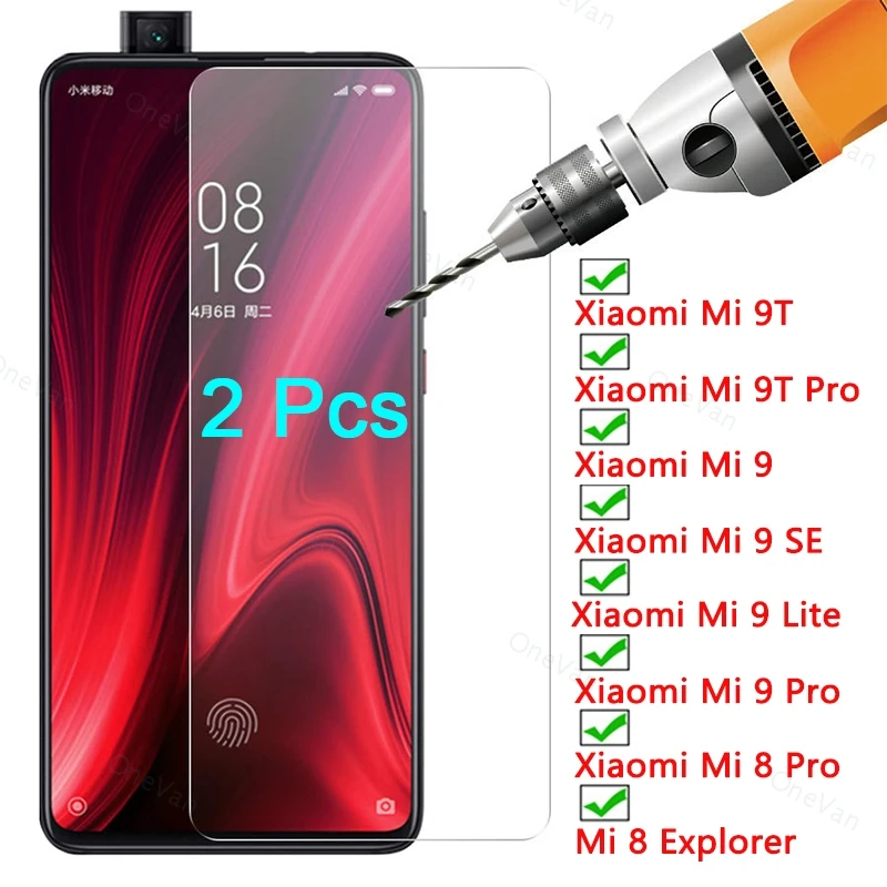 

2 шт., прозрачное Защитное стекло для экрана Xiaomi Mi 9T Pro 9 SE Lite
