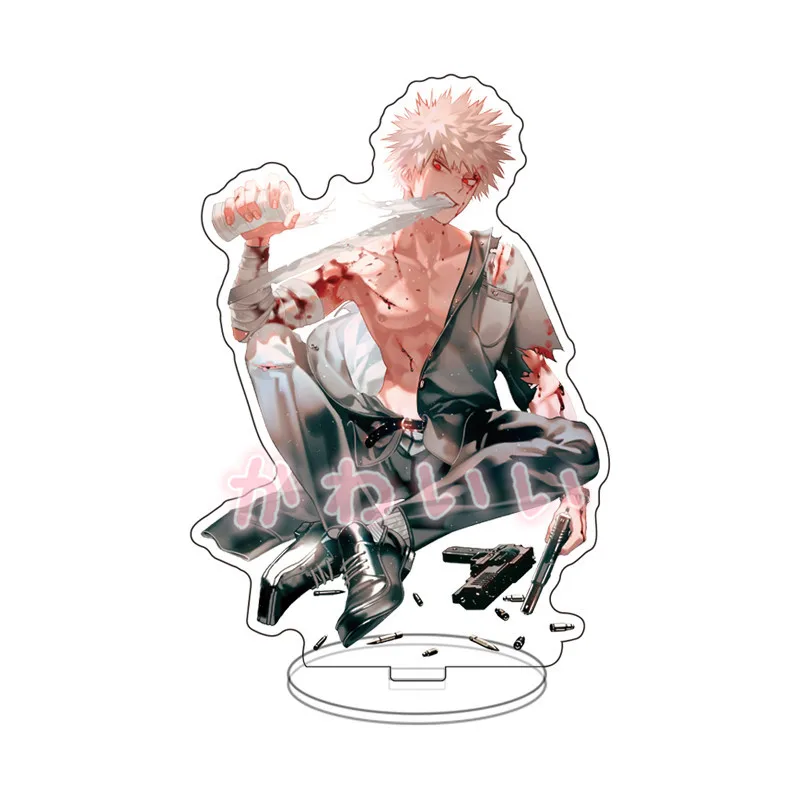 

Anime My Hero Academia preppy style Keychains Accessories Todoroki Shouto Bakugou Katsuki Cosplay Acrylic Keyrings Collection