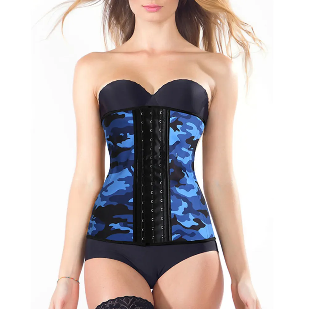 Женская камуфляжная корректирующая куртка пластиковая для талии утягивающая