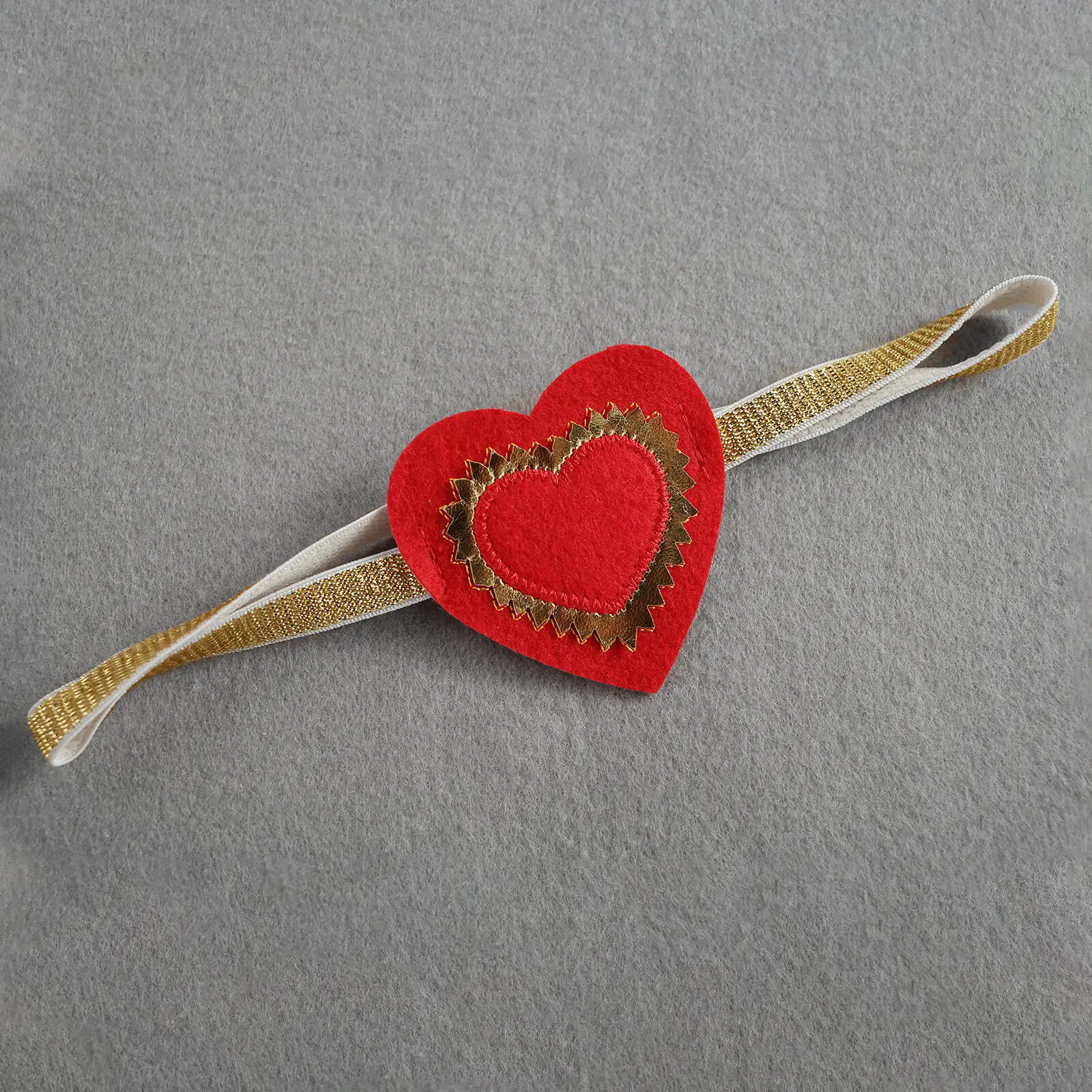 

2020 New 0-24M Toddler Baby Girl Valentine's Day 2Pcs Set Heart Print Dresss-Style Red Ruffled Sleeveless Bodysuit+Headband