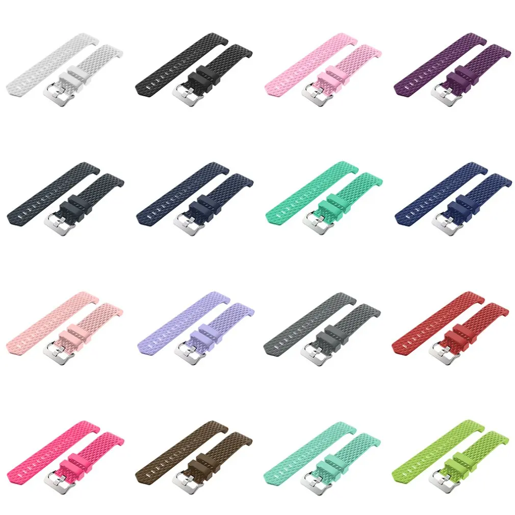 3D Replacement Straps For Fitbit Charge 2 Band Colors Soft Silicon Smartwatch Sport Bracelet for Charge2 Bands |