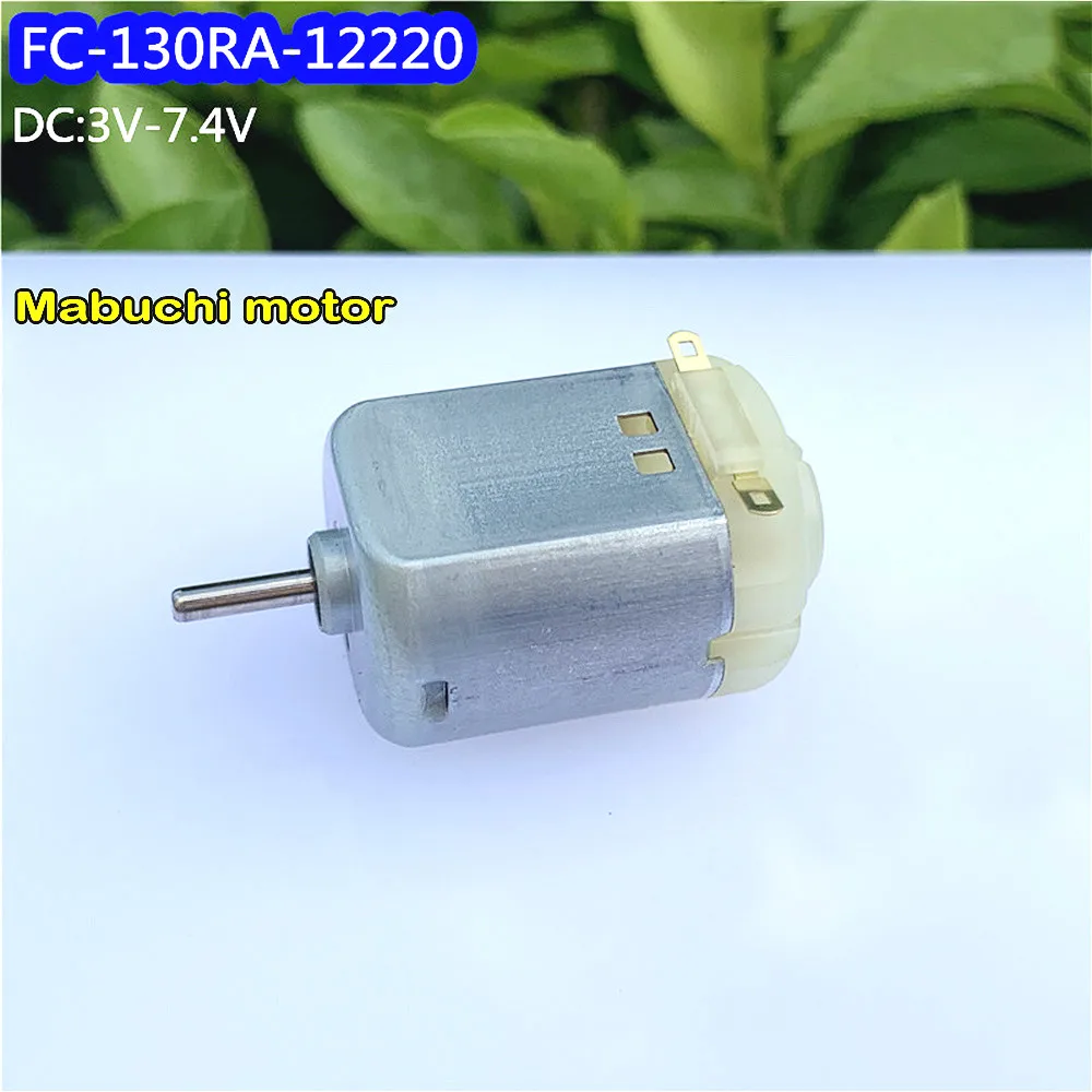 Mabuchi 130 мотор мини FC 130RA 12220 DC 3V 3 7 V 5V 6V 4 15000RPM высокоскоростная углеродная щетка DIY