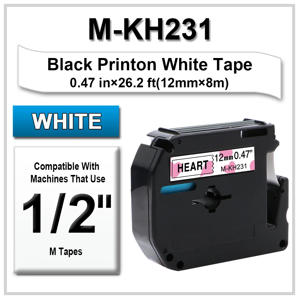 Fimax 3 упаковки совместимые с Brother P-touch M рисунок этикетка лента Φ MK231 P-сенсорный