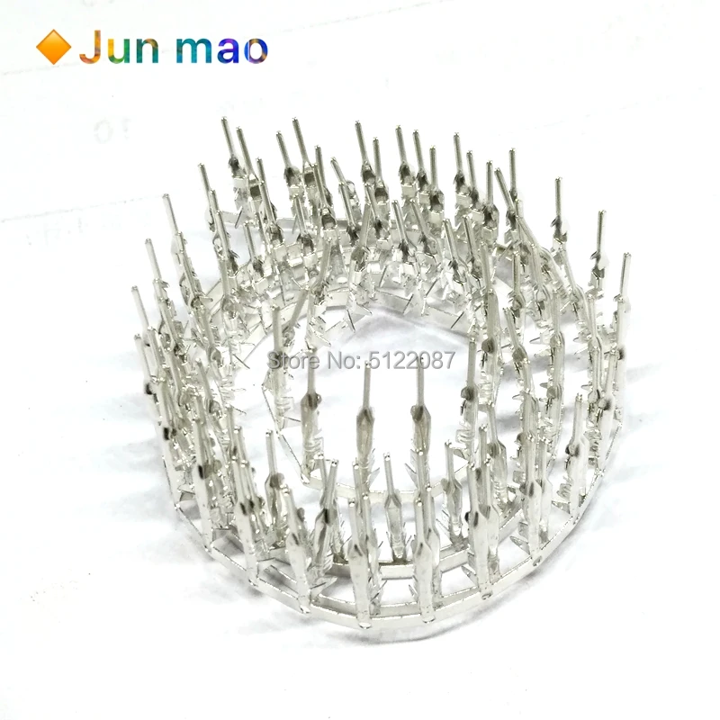 100pcs 2.54mm Dupont Jumper Wire Cable Housing Male Connector Terminal Crimps | Обустройство дома