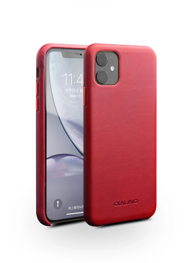 3 цвета настоящая коровья кожа задняя крышка для iPhone 11 Pro Max 5,8 6,1 6,5 полное зерно кожаный чехол металлическая кнопка Натуральная Воловья кожа
