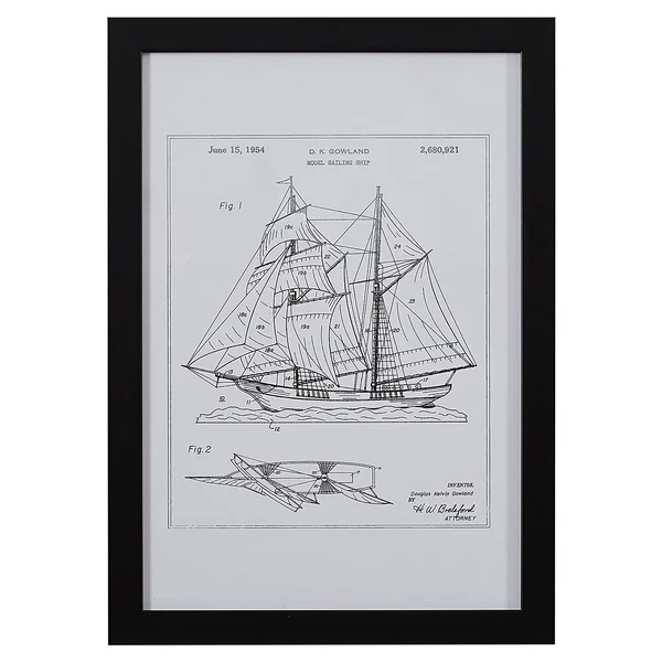 

Hyundai King Reprints of Selling Ship Patent 20X30 Tin Sign