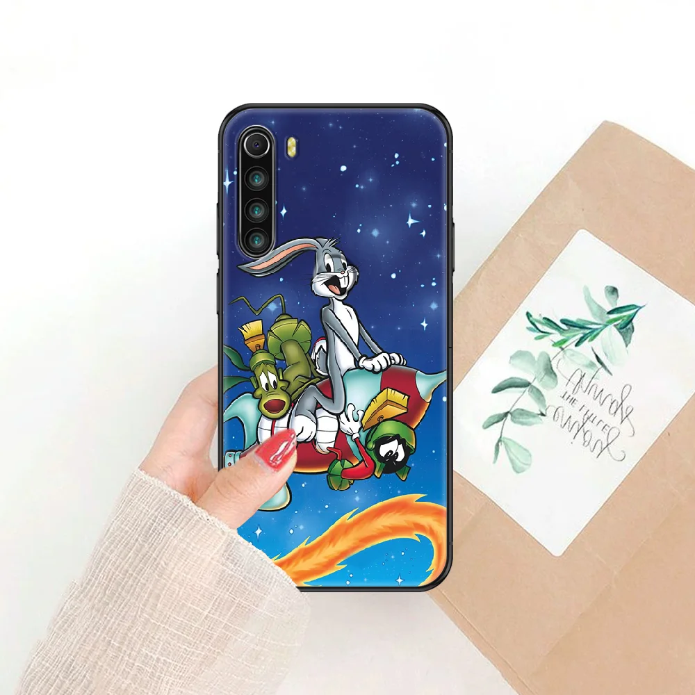 

Looney Cartoon Tunes Phone case For Xiaomi Redmi Note 7 7A 8 8T 9 9A 9S 10 K30 Pro Ultra black tpu back art cell cover silicone
