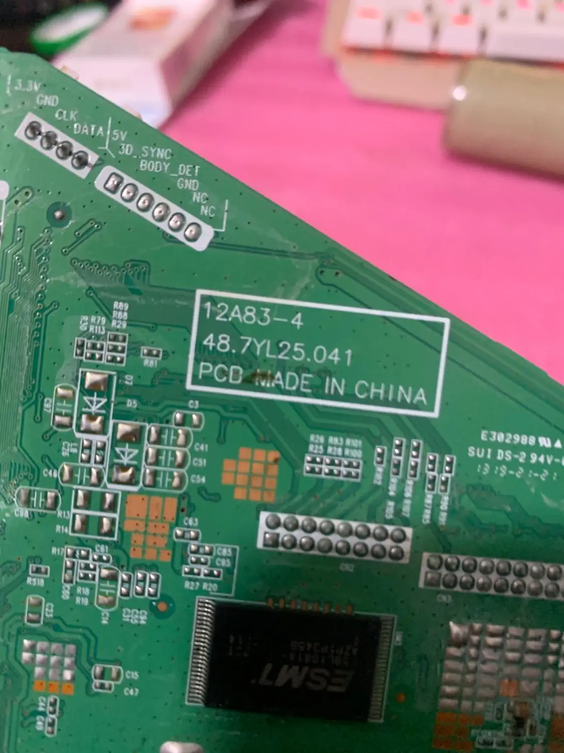 

Original LE32A390P LE32A950P motherboard 0091802371i with screen E320HWSD01