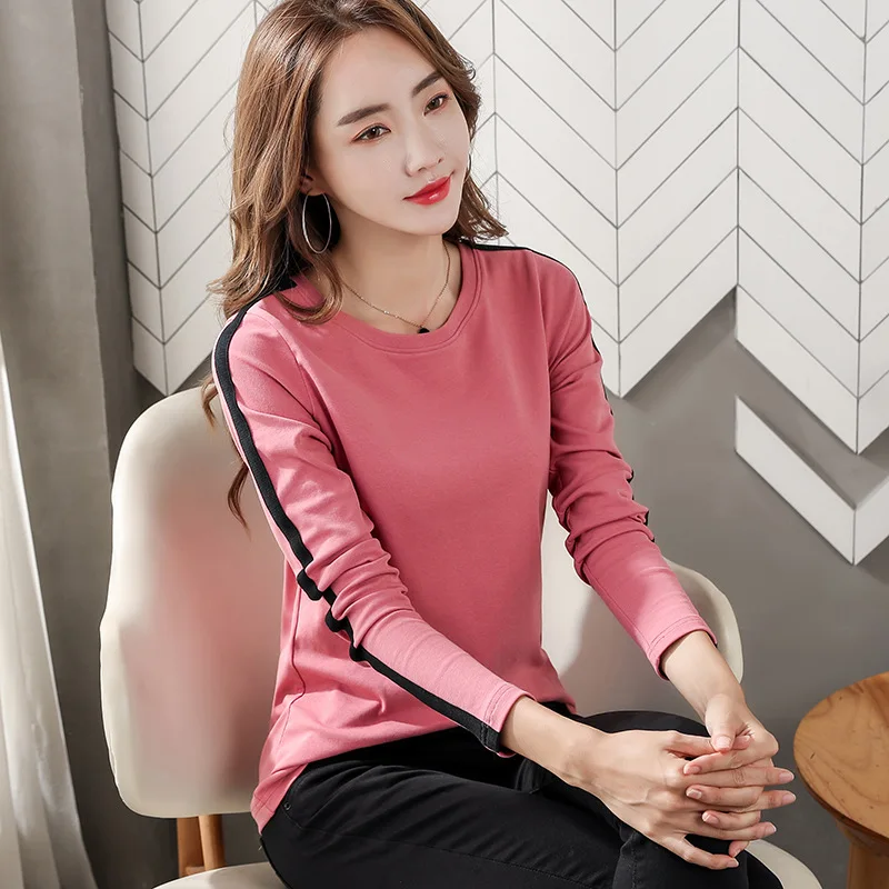 

2021 spring and autumn new high quality women's casual T-shirt