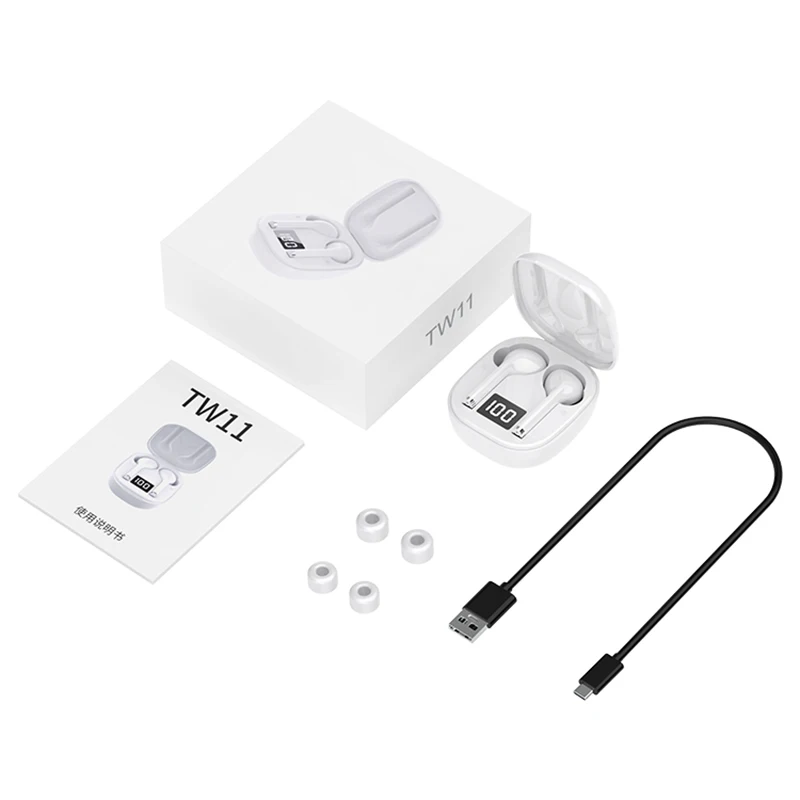

New TWS Wireless Earphone Bluetooth 5.0 Headset Bluetooth Earphone In-Ear Headset Waterproof Sport Headset LED Power Display