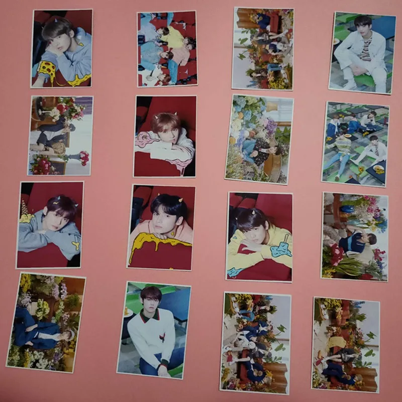 16 шт./компл. KPOP TXT мечта глава альбом ломо карты K-POP новая мода сделал Бумага фото карты Фотокарта