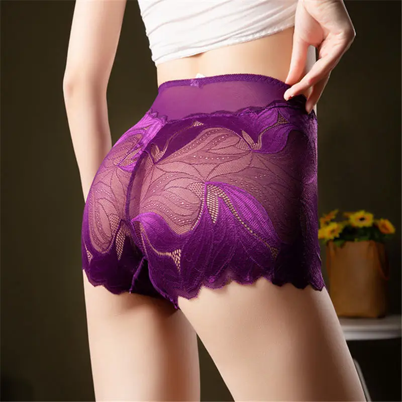 

New Underwear Women's Panties Breathable Sexy Lingerie Ladies Underpants Lace Seamless Panties Female Briefs Solid Color Q4518