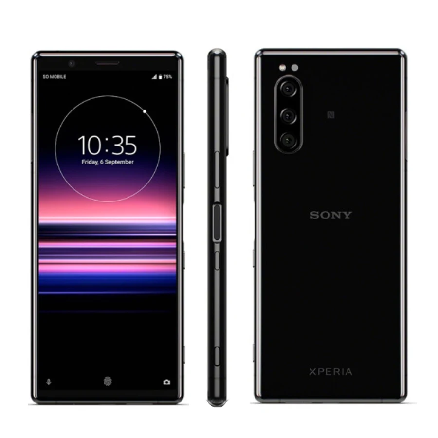 Телефон Sony Xperia 5 J9210 мобильный телефон экран 6 1 дюйма ГБ ОЗУ 128 Гб ПЗУ Восьмиядерный