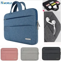 nworld sleeve laptop bag handbag computer 11 12 13 14 15 6 inch notebook case for macbook air pro hp xiaomi honor magicbook 14