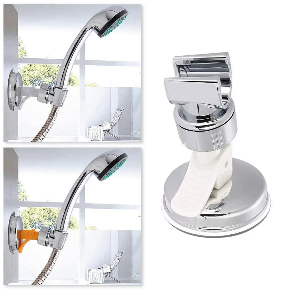 

Adjustable Shower Head Handset Holder Rack Bracket Wall Mounted For Bathroom Holder Cup Shower Suction Holder Shower Access J4T0