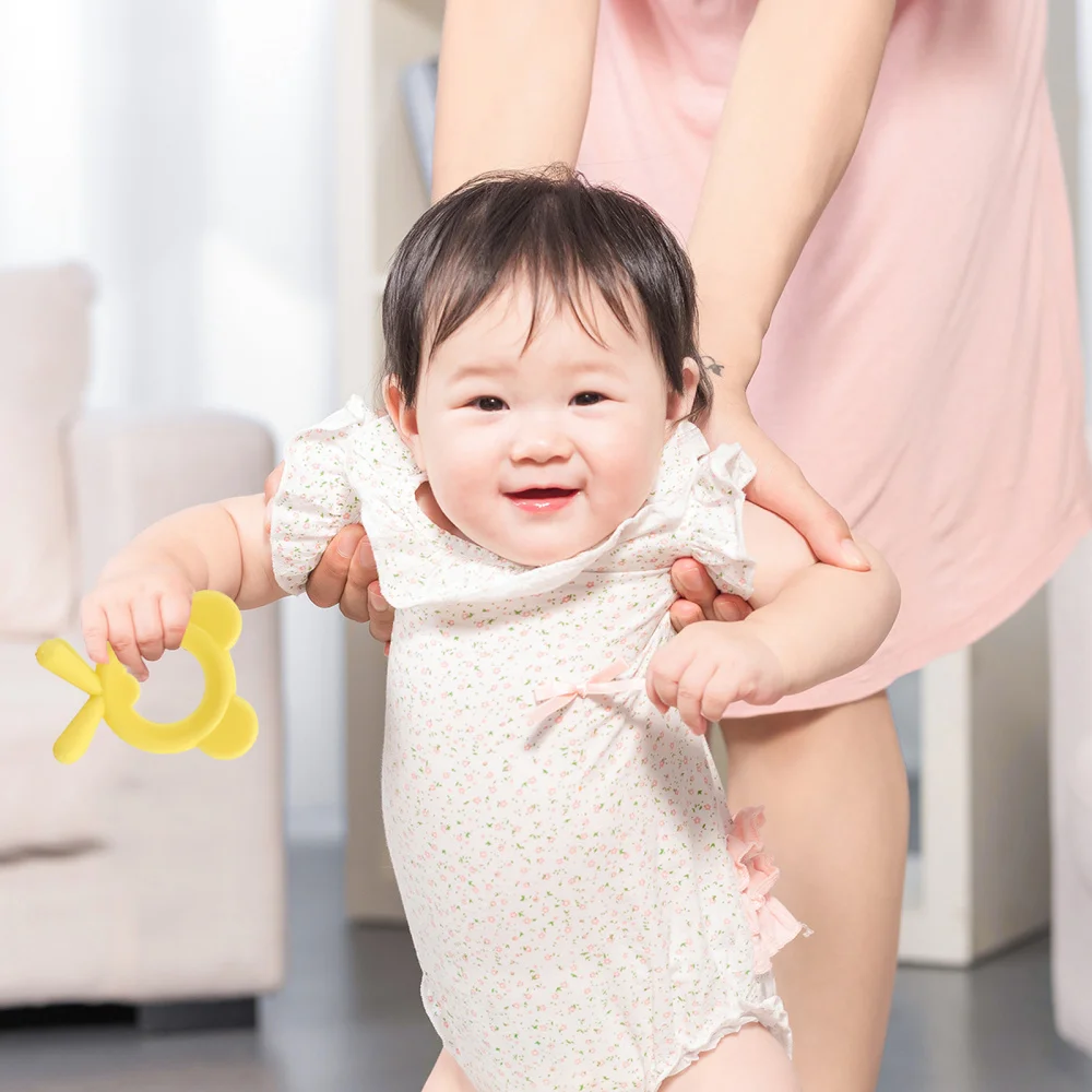 

Natural Baby Teethers Smooth Texture Sensory Exploration Baby Teethers