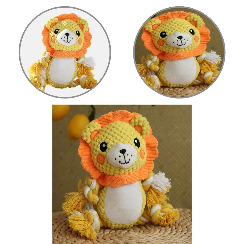 

Отличная игрушка для домашних животных, многофункциональная пищалка из полиэстера, жевательная плюшевая игрушка для собак, товары для дома...