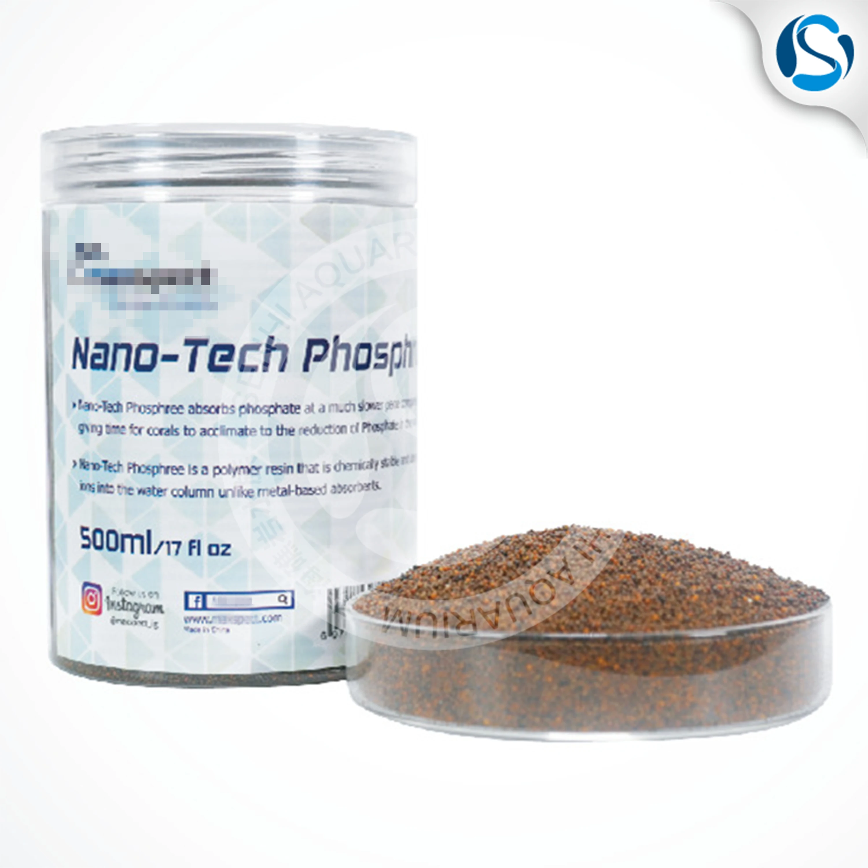 Tanque de peces de agua de mar, acuario, resina de reducci&oacute;n de fosfato y eliminaci&oacute;n de f&oacute;sforo, tanque de coral, cuentas de absorci&oacute;n de f&oacute;sforo, po4 saf-1