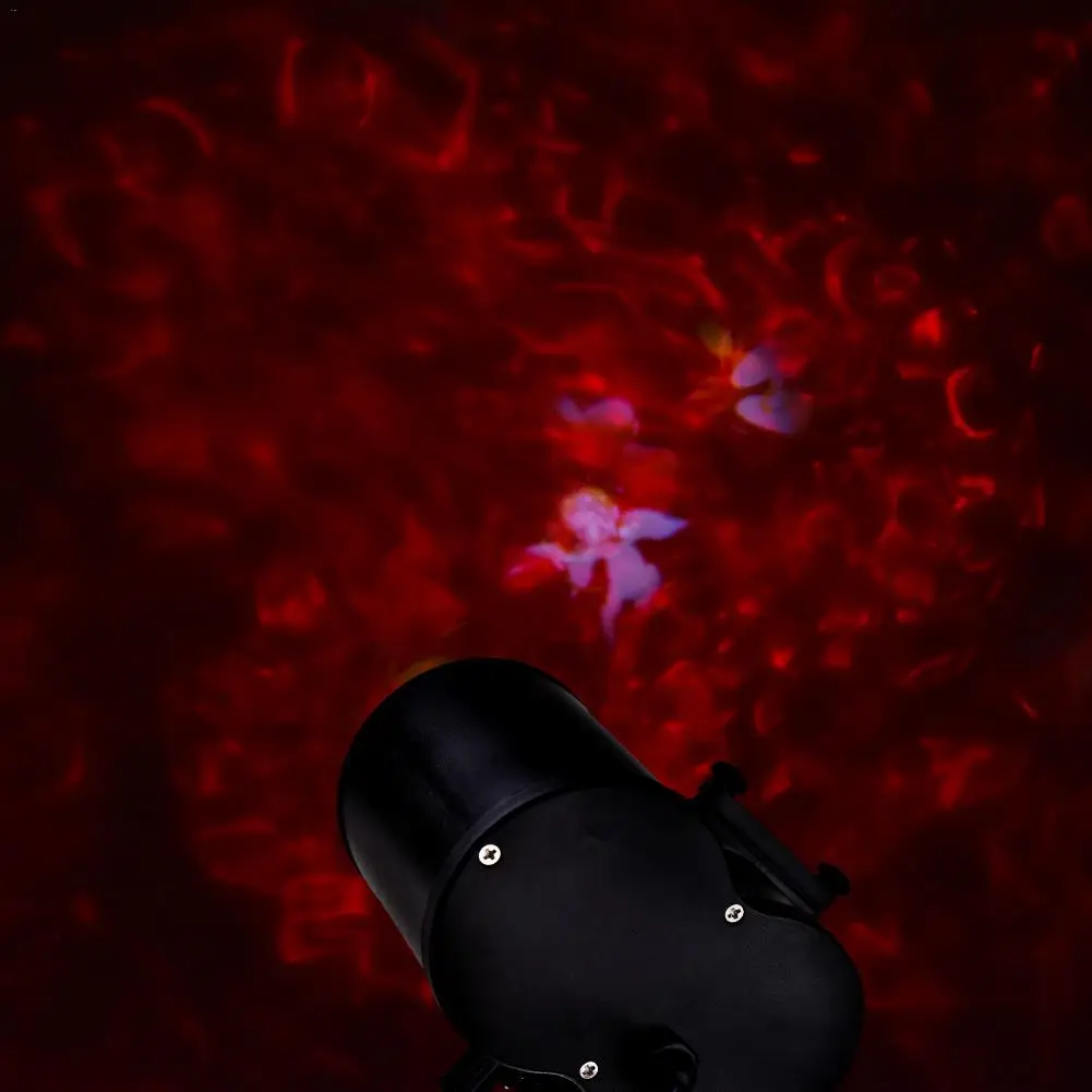 Двухтрубная волнистая лампа с узором Лампа для проектора морской светильник