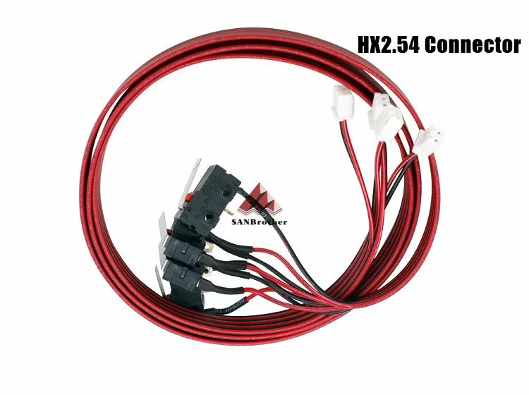 Детали для 3D принтера MINI KOSSEL концевой переключатель Reprap 3 фута 1 метр DIY