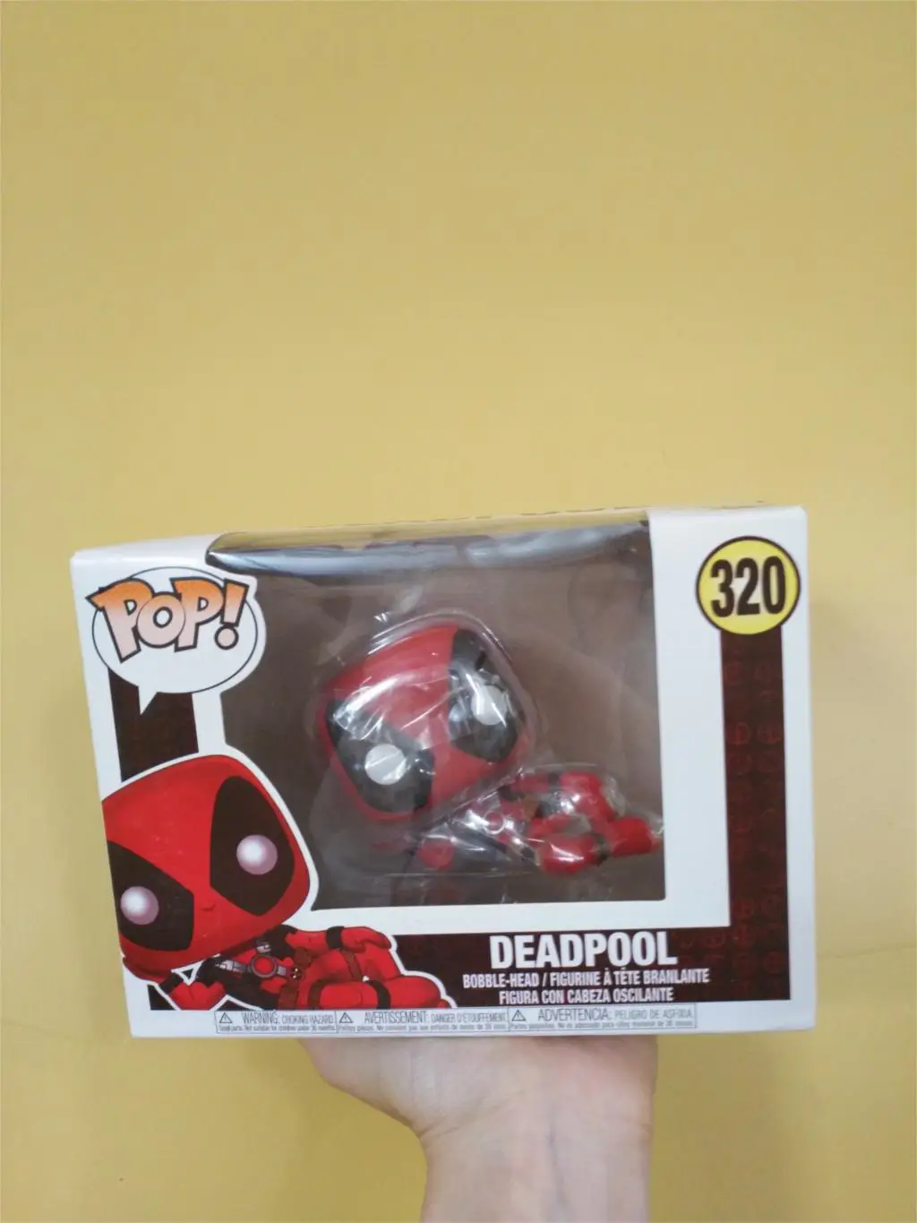 Funko Pop Sleep leing Дедпул от Marvel 10 см X-MAN милая фигурка дракона - Цвет: with retail box