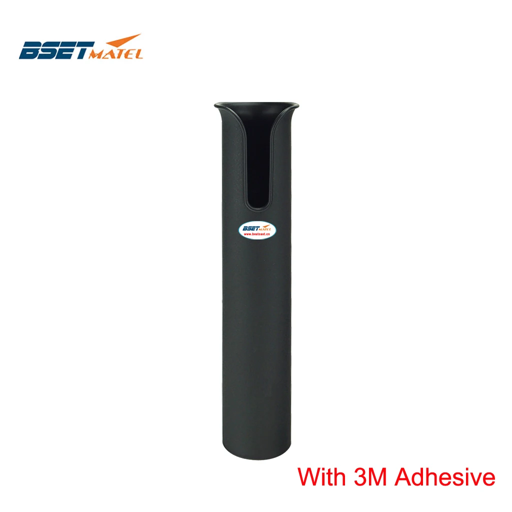 

3M Adhesive ABS Plastic Rod Holders Fishing Rod Spinning Accessories Durable Pole Tube Mount With NO Hole Bracket Socket Rack