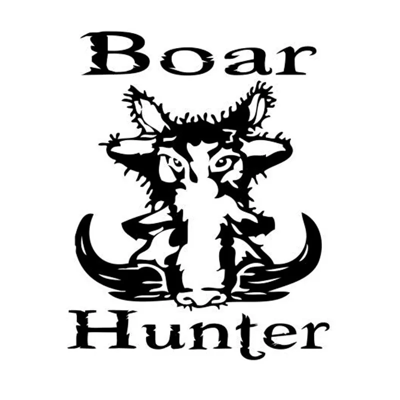 Охотник на кабанов для Авто/бампера/окна виниловая наклейка наклейки DIY Декор CT1093