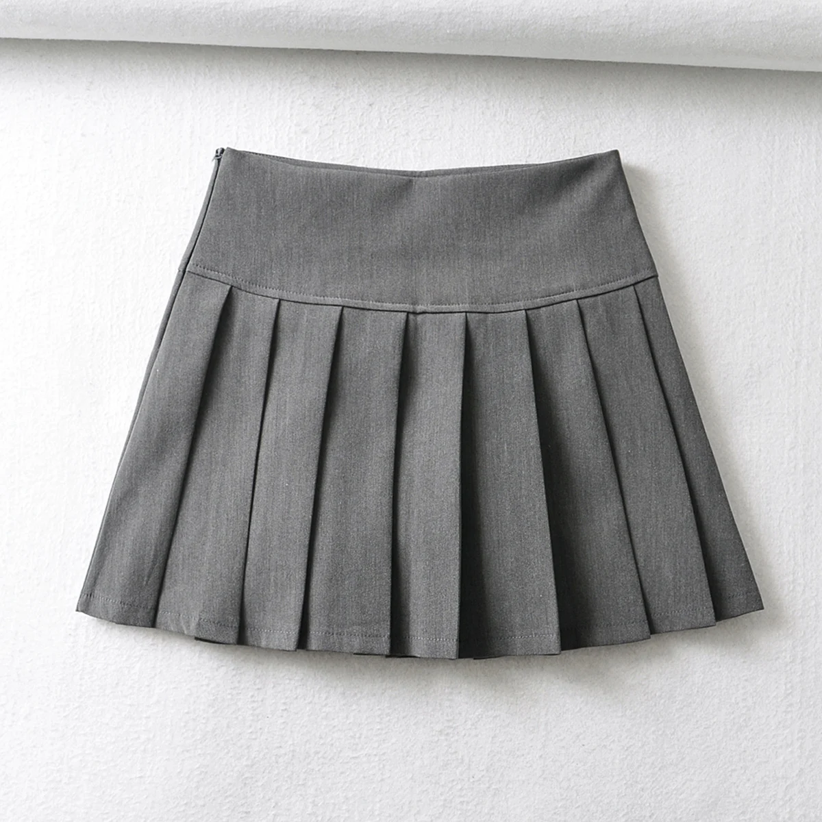 

Милые однотонные плиссированные мини-юбки DLBSQ063