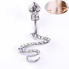 Новые Кольца для пупка с кристаллами, кольцо для пупка, висячее тело, женское пляжное кольцо для пупка