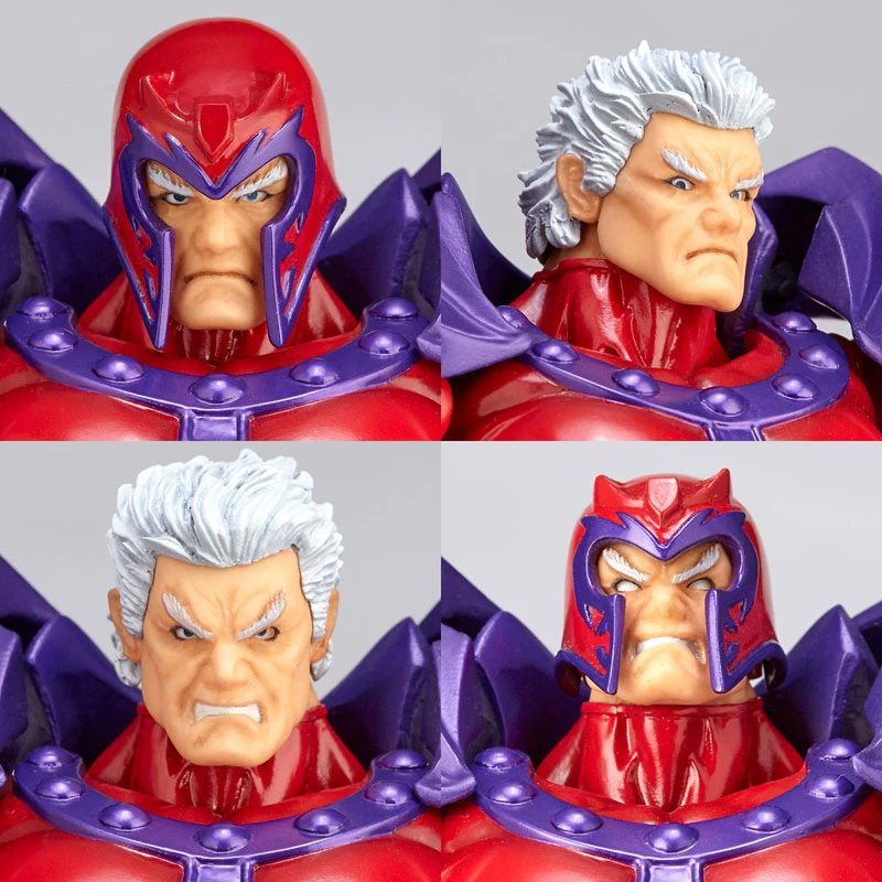 16cm l Amazing Yamaguchi Revoltecher Series NO.006 Magneto Action Figure PVC Collection Toy Doll Gift | Игрушки и хобби