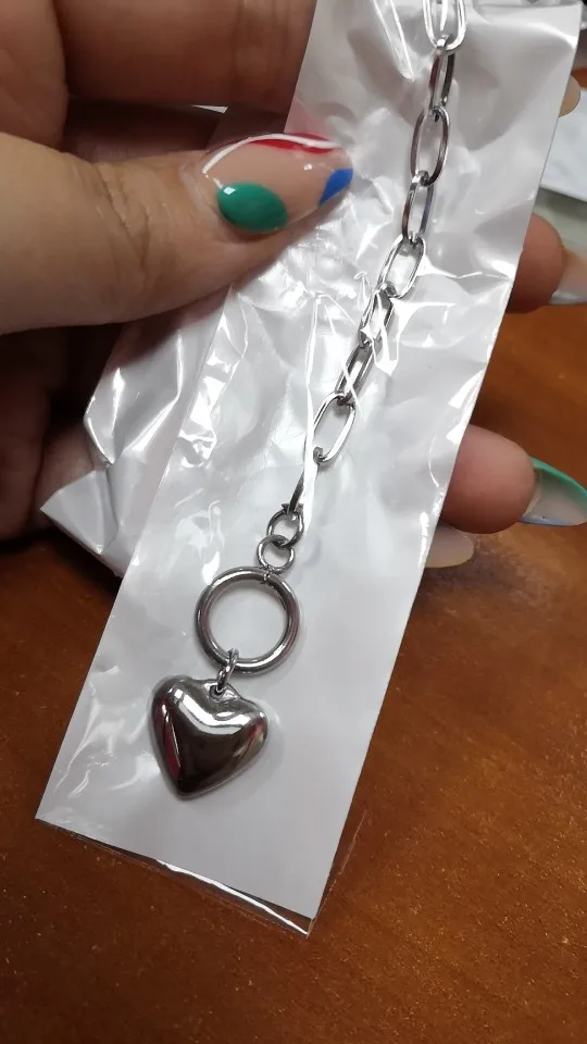 Браслеты LUXUSTEEL из нержавеющей стали в форме сердца Женские аксессуары