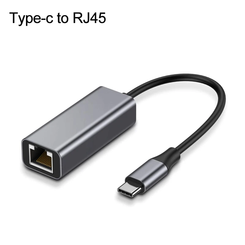 

Сетевая карта USB с интерфейсом Ethernet и интерфейсом RJ45, адаптер для MacBook Pro, Samsung Galaxy S9/S8/Note 9, Тип C, Ethernet