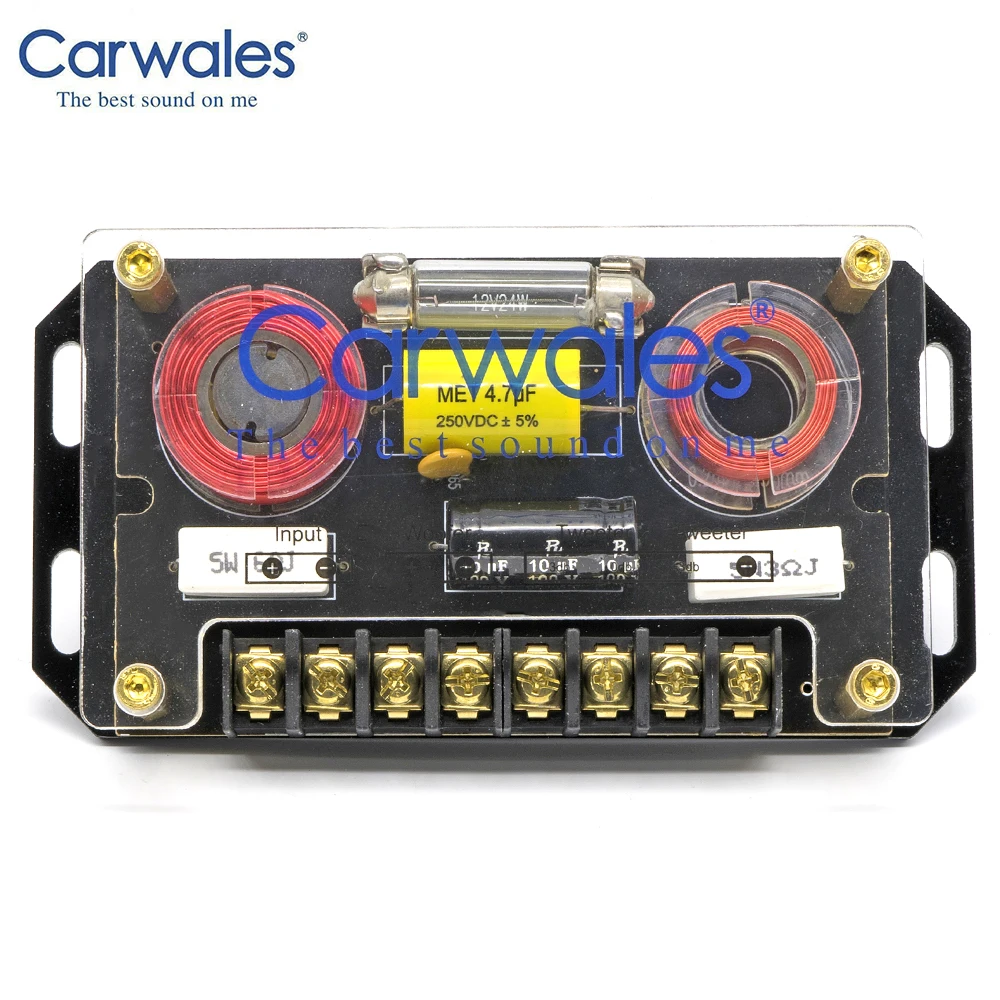 Carwales Hi-Fi автомобиля Динамик комплект 6,5 дюймов громкий Динамик 2-полосная звук Системы НЧ-динамик ВЧ 400W аудио Динамик s комплект для автомобиля с твитер