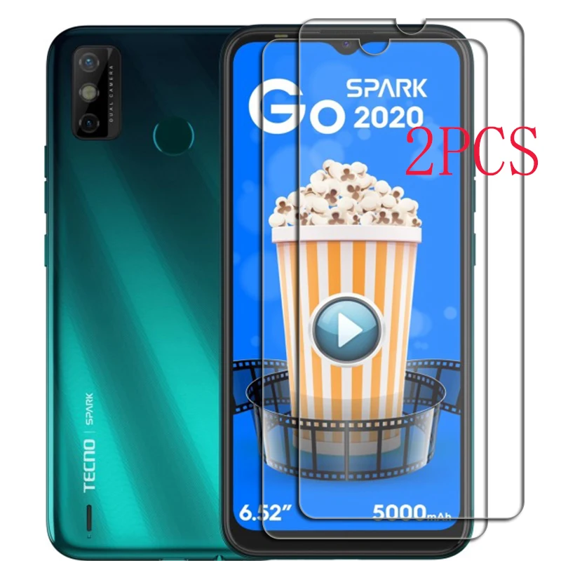2 шт. для Tecno Spark 6 Go 5 Air Pro 3 4 Lite Spark6 Spark5 Spark4 5AIR LITE Закаленное стекло Защитная пленка